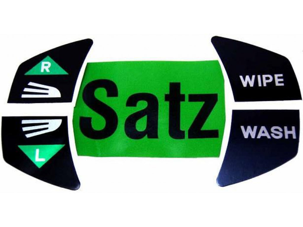 Pictograph Decal Set For Turn Signals and Wipers