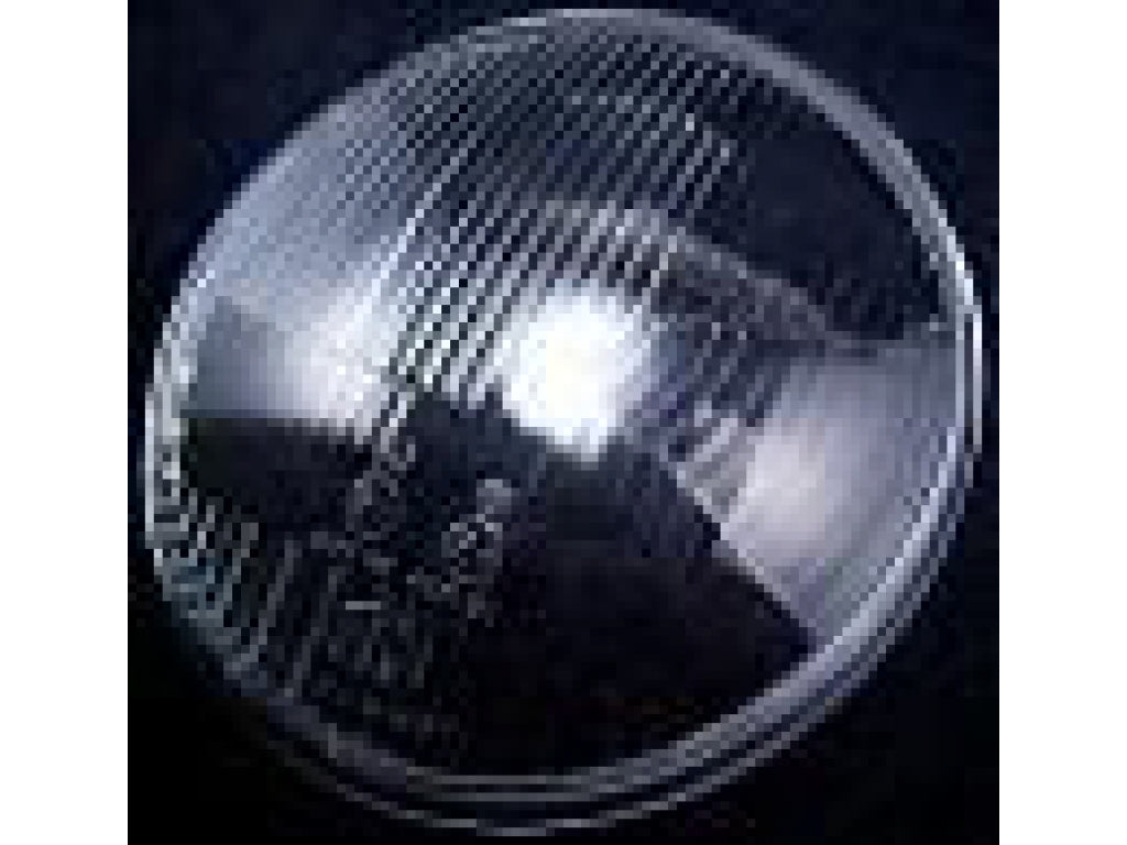 Fluted Asymmetric Hella Headlight Lens, for early 911 912 with European bulbs, Porsche Classic Part
