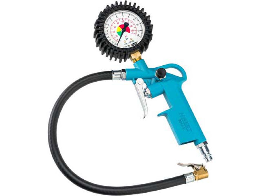 hazet Tire Inflator with Pressure Gauge