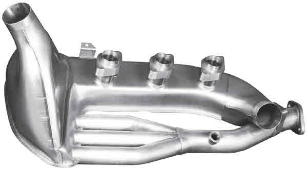 Dansk Sport 911 Heat Exchanger, Polished Stainless Steel, left