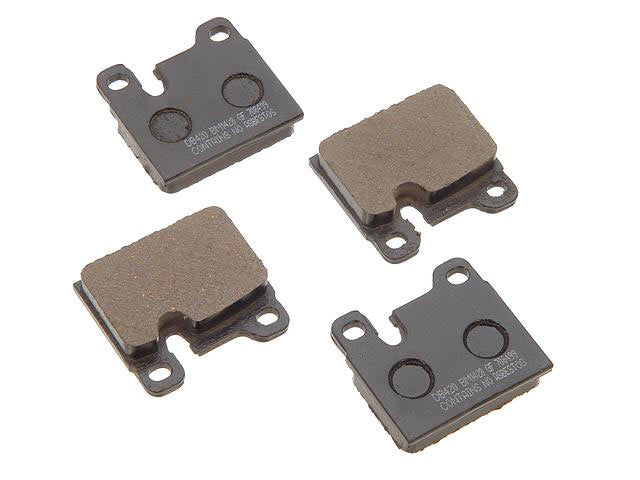 PBR Deluxe SET OF Rear BRAKE PADS