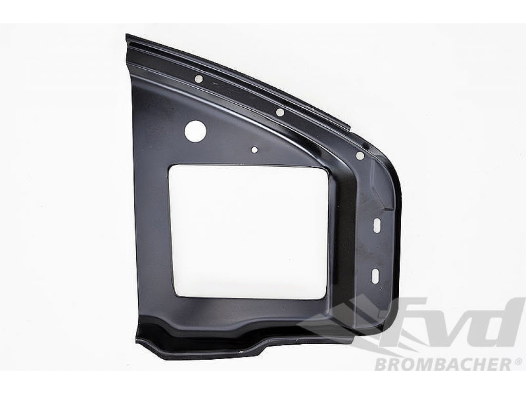 Wheel housing repair panel left, front battery box