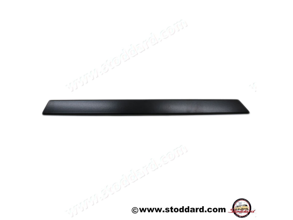 Quarter Window Vertical (straight) Trim, Left Black for 911 912 1978-1989