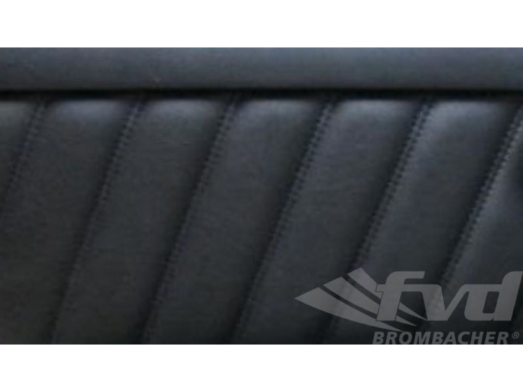 Door Panel 964 C2 / C4 - Leather- Left - Black - Quilted / Stitched Original Look