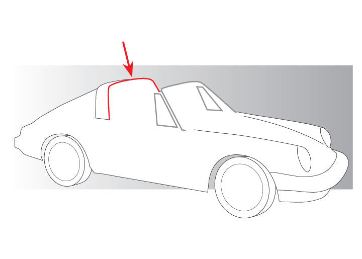 oem Parts Roof Seal - Roof to Roll Bar