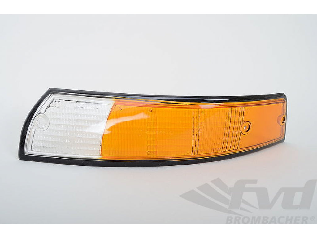 Turn signal lens 911-73 front right black trim