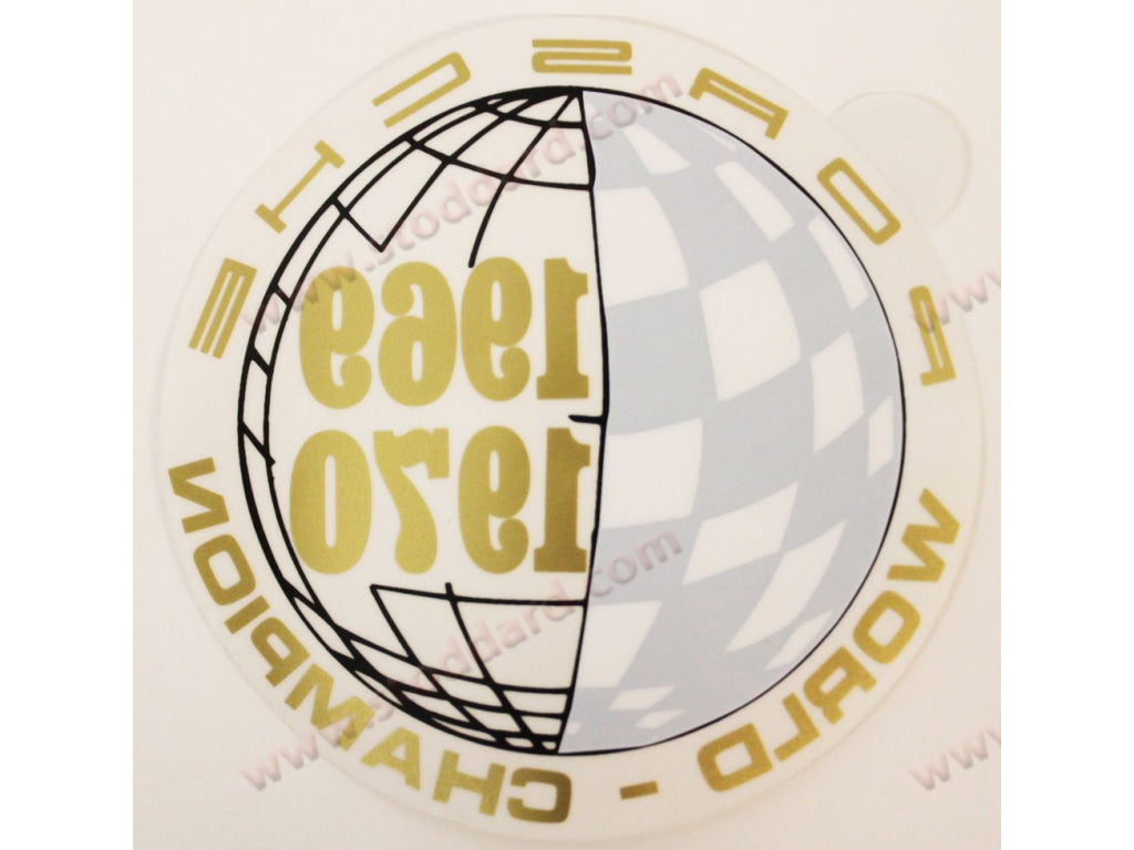 Window Decal 69 70 World Champion