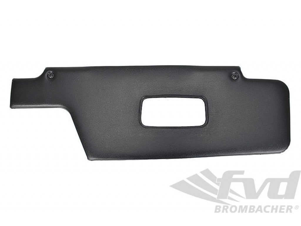 Sun Visor Coupe 911 Targa / Cabrio 1969-89 - Right - Black - LHD - With Mirror