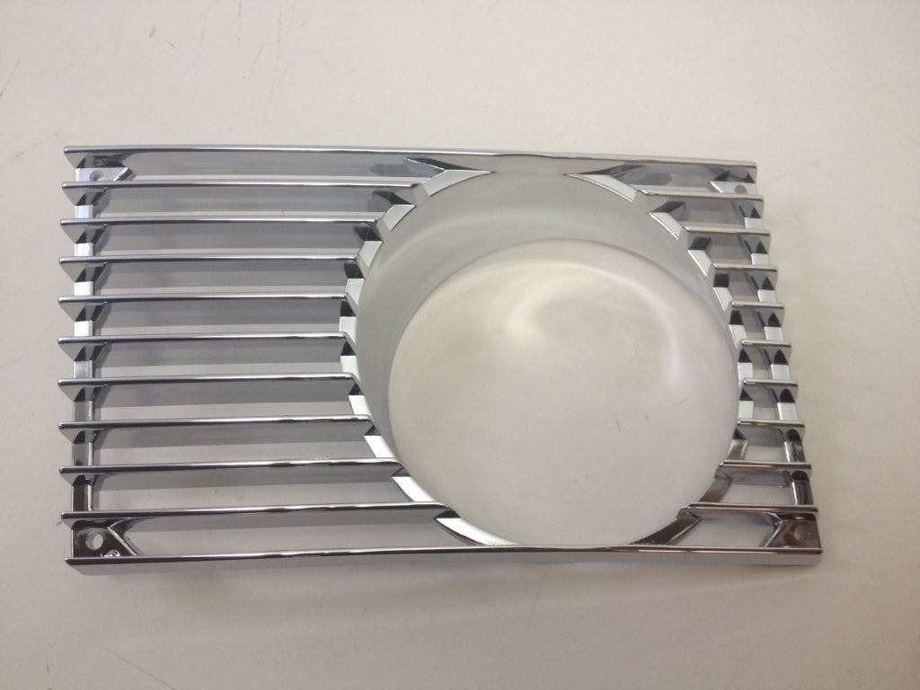 Fog driving light Grille, Left, chrome for 914 1970-1976