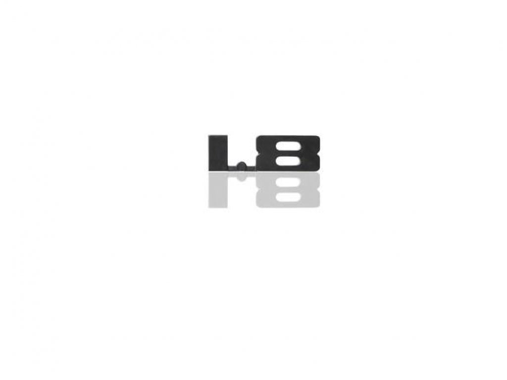 1.8 Emblem, Black for 914 1974 metal