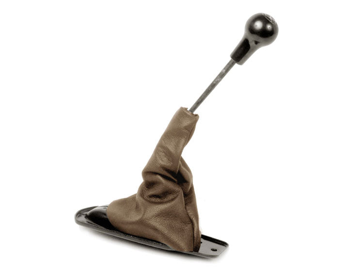 LEATHER SHIFT BOOT; BROWN leather; 914 1970-76