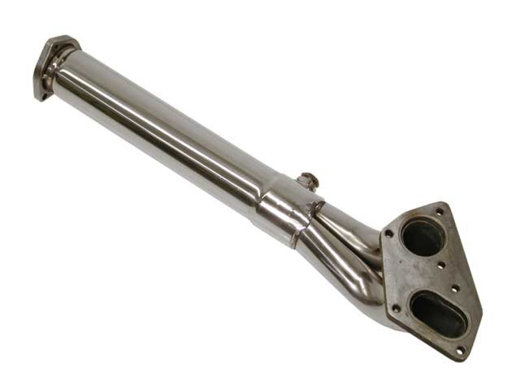 Dansk Exhaust Sports Pre-silencer Bypass, Polished stainless