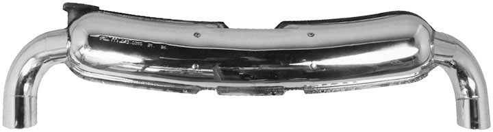 Dansk Original-Style Sport Exhaust for 911 1976-89. Single 84mm left/right side exit Polished stainless