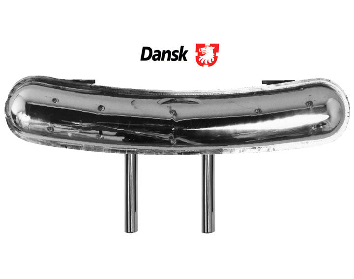 DANSK Dual Center Exit Muffler, Polished