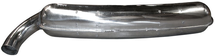 Dansk Sport Polished Exhaust System, 911 1975-89, Single 84mm Left Side Exit