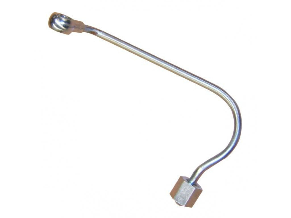 Metal oil feed line, left side