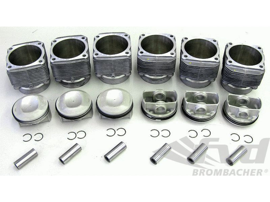 Piston and Cylinder Set 964 C2 / C4 1990+ / 644-652 grams
