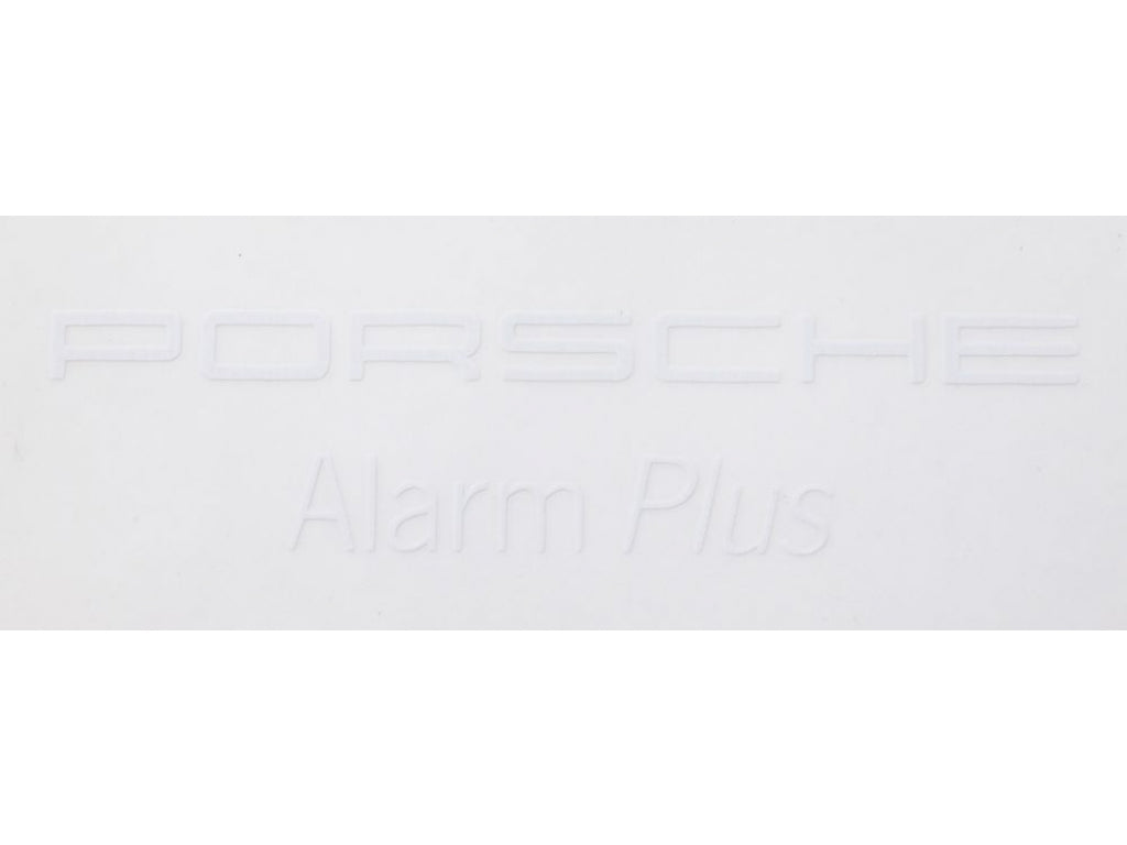 Immobiliser Decal for 993 1994-98