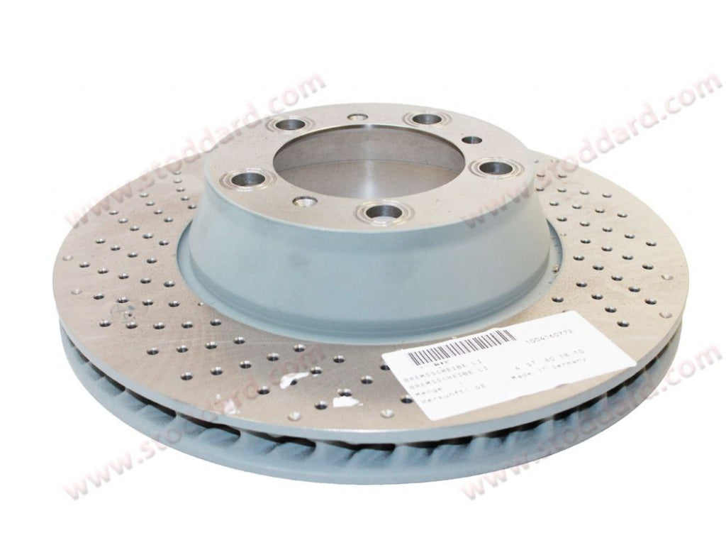 Left Rear Brake Disc Rotor for 996. Porsche Factory Part
