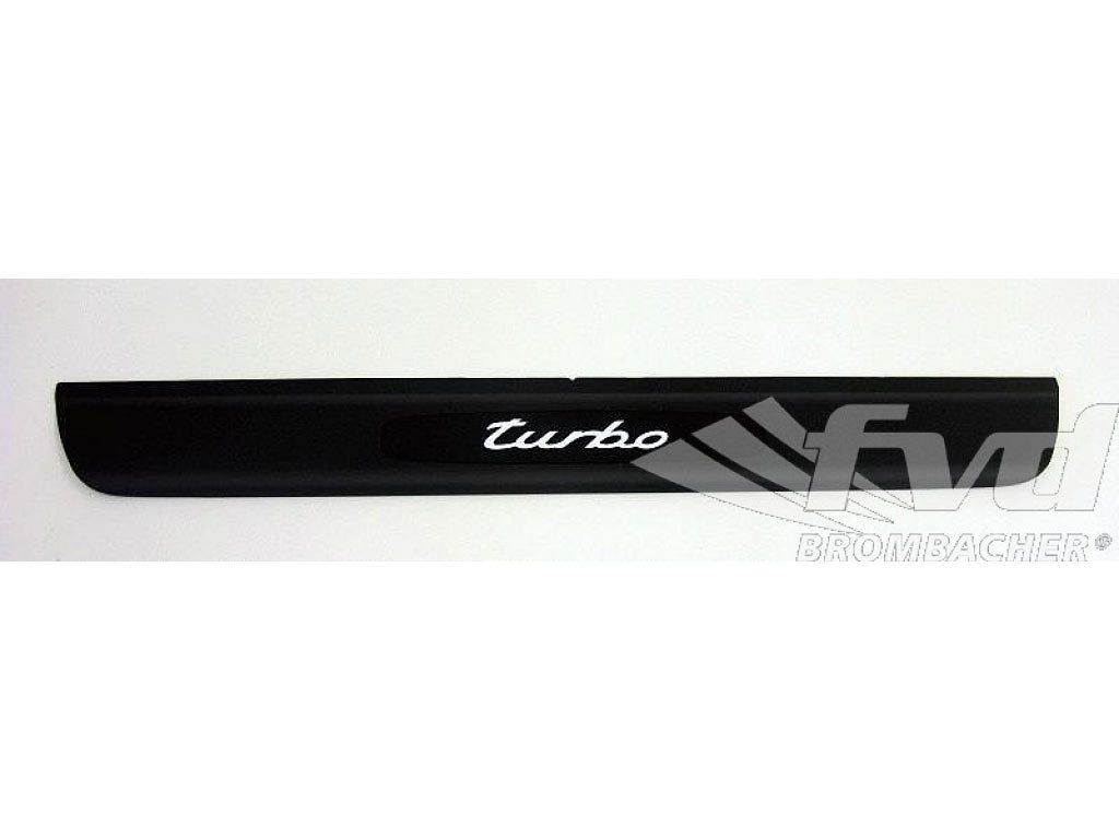 scuff plate Turbo black