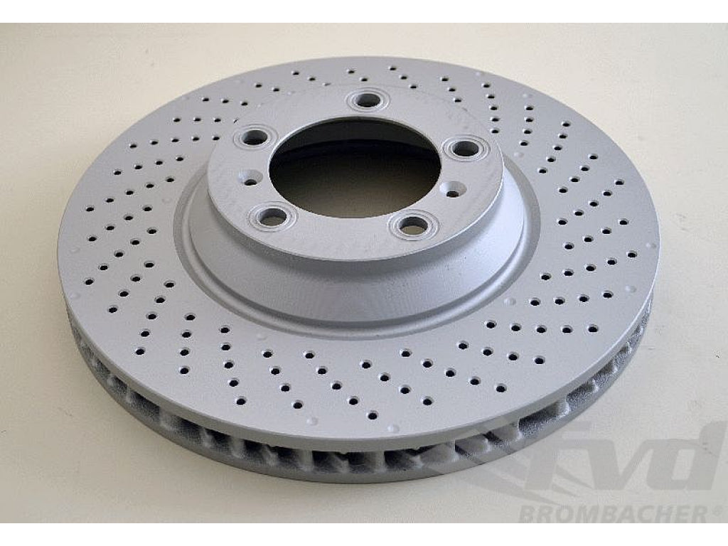 Brake disk front right 997turbo 07-, 350x34mm