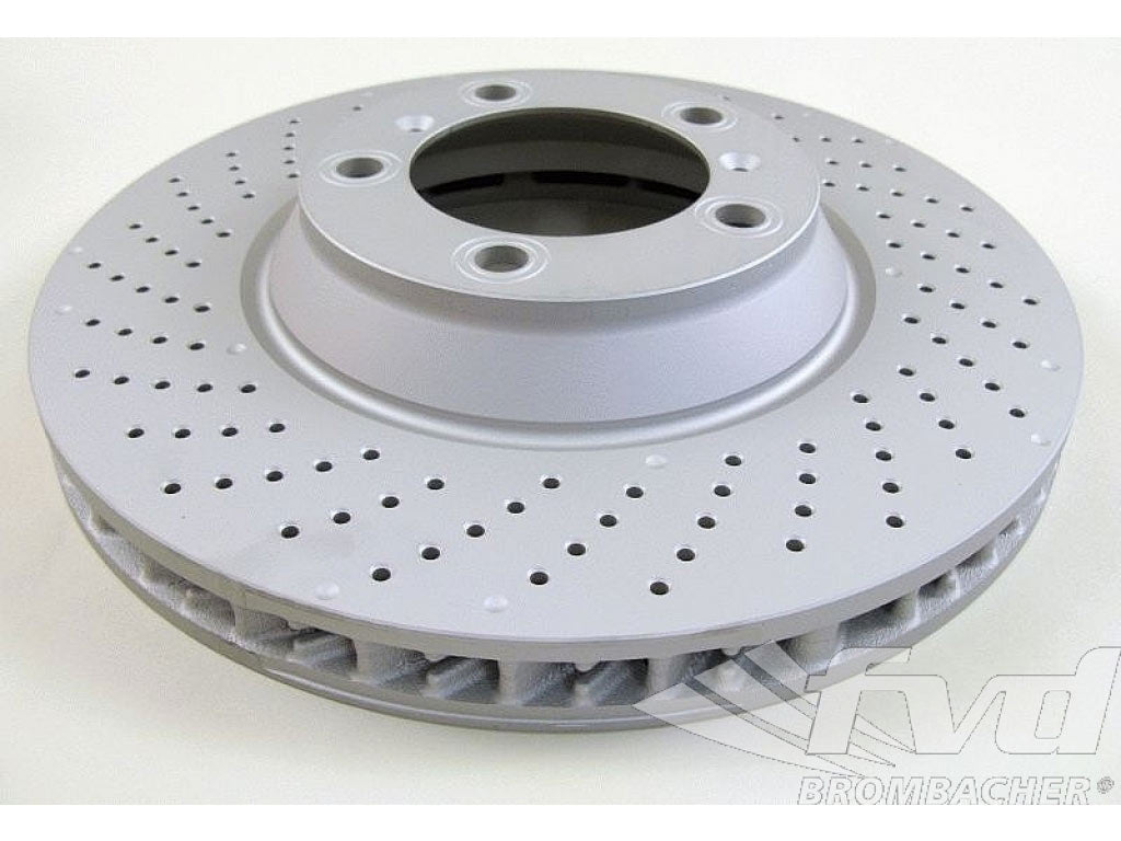 Brake disc front left 996GT2, 996GT3/RS 04-05, 997GT3 07-09, 350x34 mm