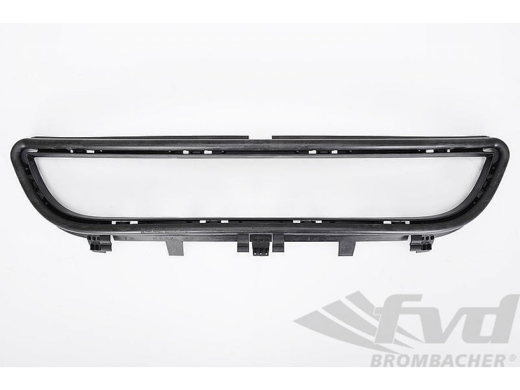 Retaining Frame 997-1, 997 RS/GT3-2 07-09, cente, satin black prime coated, Tiptronic transmission