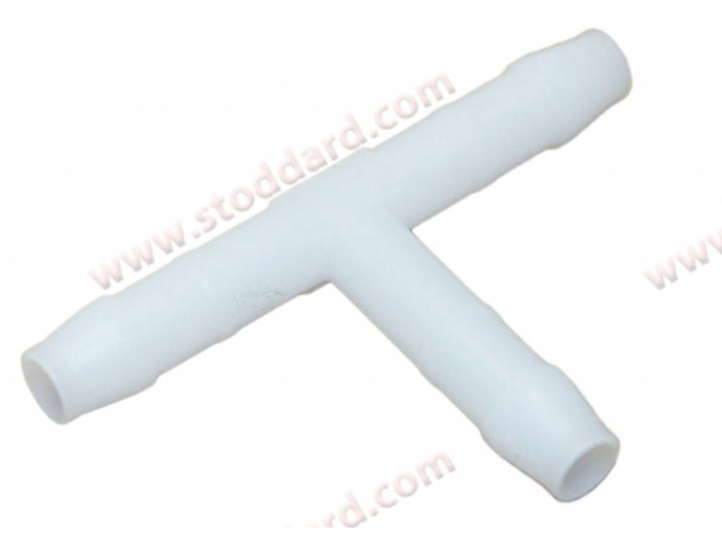 Hose T-Connector for Vacuum Lines to CIS Warm Up Regulator.