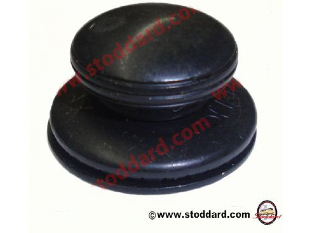 Black Tenax Top Button