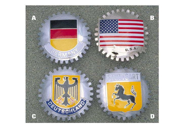 GERMAN FLAG CAR BADGE (A)