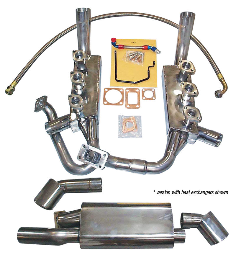 B and B Turbo Exhaust System w/o Heat Exchangers