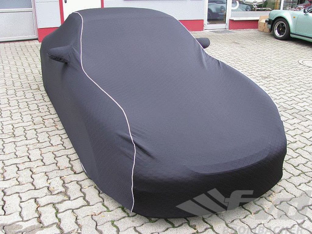 Brombacher Exclusive Cover 996/997 4S without rear spoiler black, white stiching incl. bag, no Logo