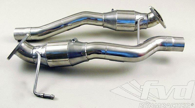Secondary Cat Bypass Pipes Brombacher 957 Cayenne GTS