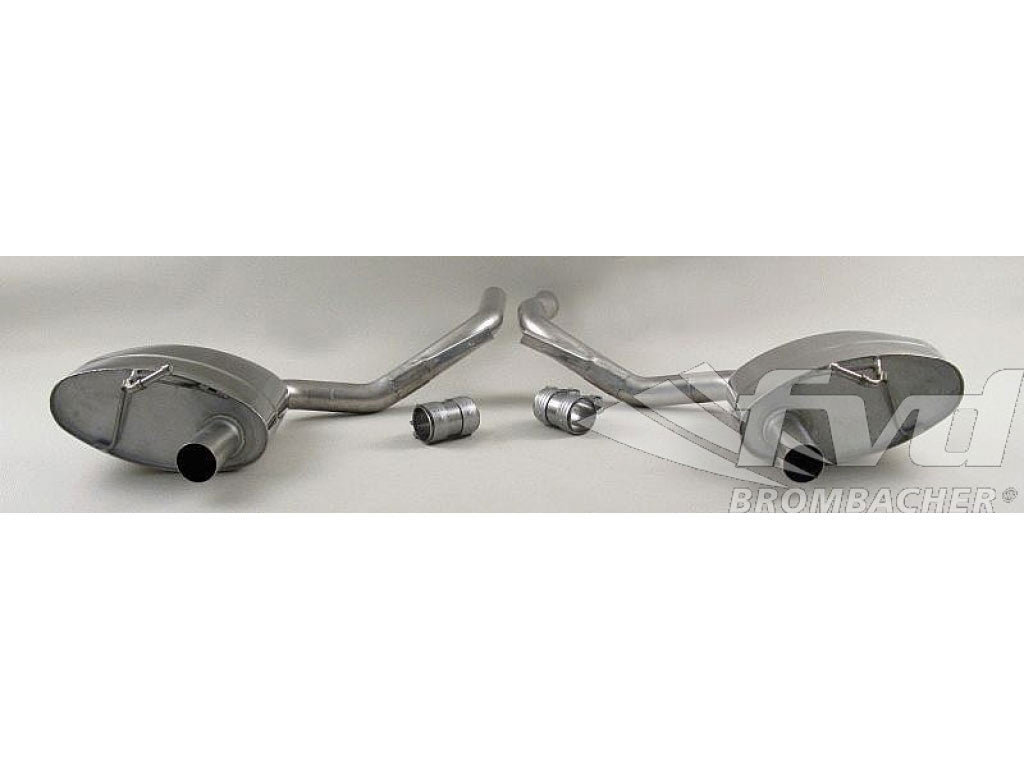 Sport Muffler Panamera & Panamera 4 (V6) Brombacher Sound Version, only for OE Tips