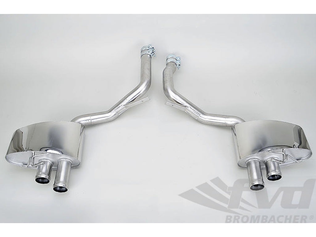 Sport Muffler Panamera S & 4S Brombacher Sound Version, only for clamp on tips