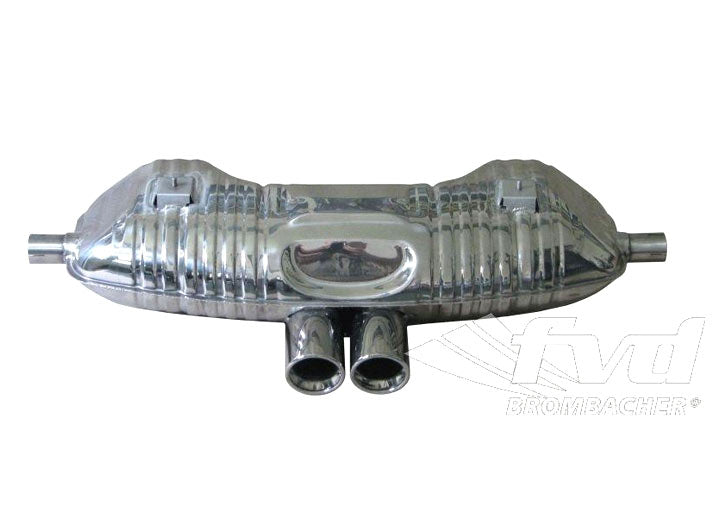 Sport Muffler Brombacher 986/S Boxster, Stainless Steel,2x90mm TUV