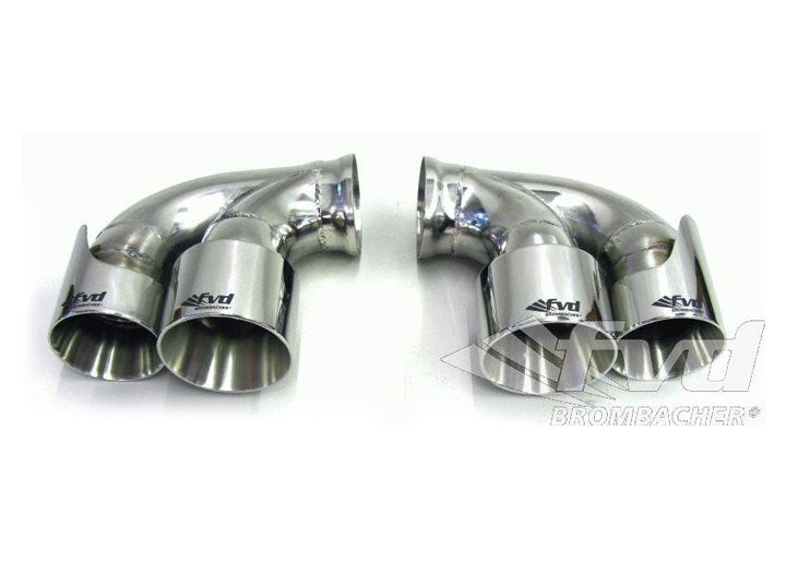 Exhaust Tips 996 TT Brombacher (4 x 80mm)