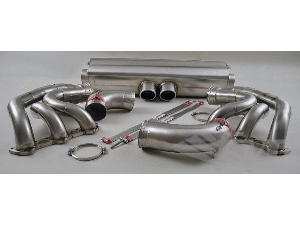 90 mm Sport Exhaust System - 997 GT3 4.0 M&M Cat Bypass, Stainless Steel, Tips 2x90mm