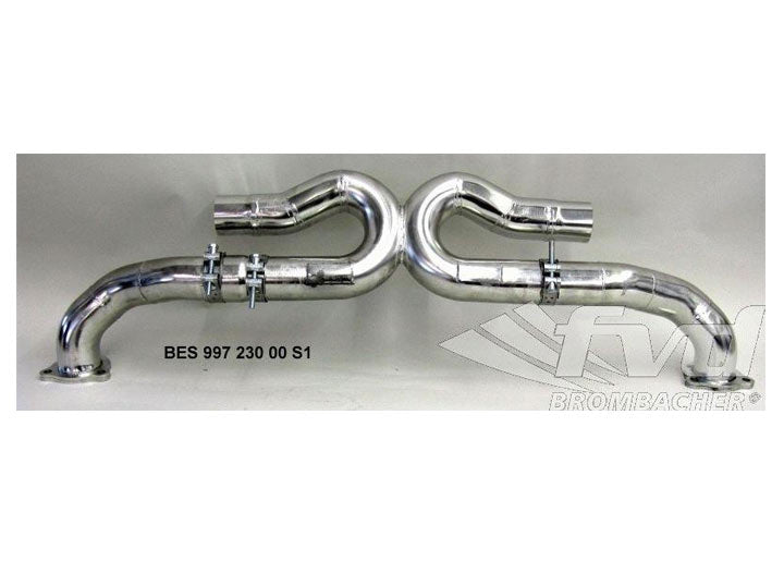 Primary Muffler Bypass 997.2 09- Brombacher Stainless Steel