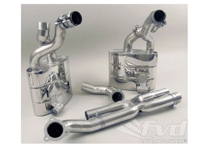 M&M Street-Sport PDK Muffler 997.2 09-, stainless steel
