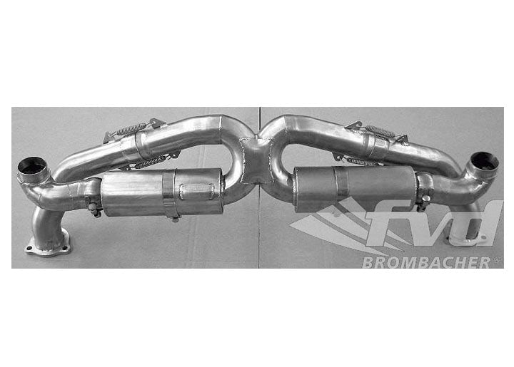 M&M Street-Sport Muffler 997.2 09-, stainless steel