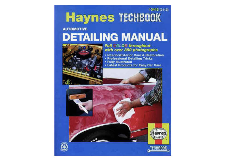 haynes techbook - detailing manual