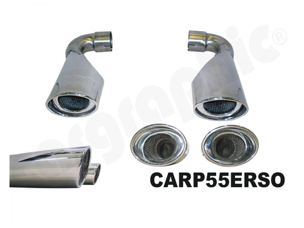 Cargraphic Tailpipe Set Polished