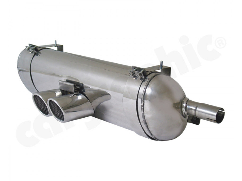 Cargraphic Silencer Super Sound Version with 2x89mm Tailpipes