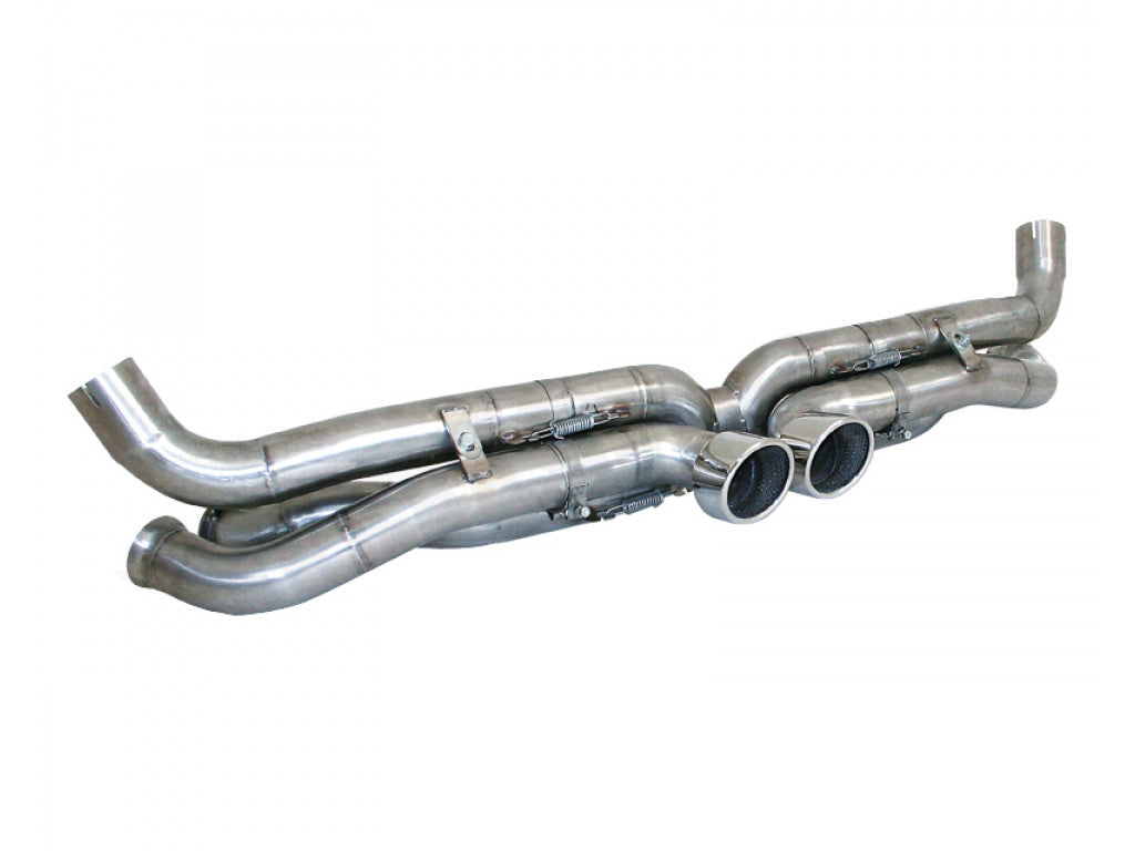 Cargraphic Stainless Steel Tailpipes Center Outlet 997 GT3 Look All