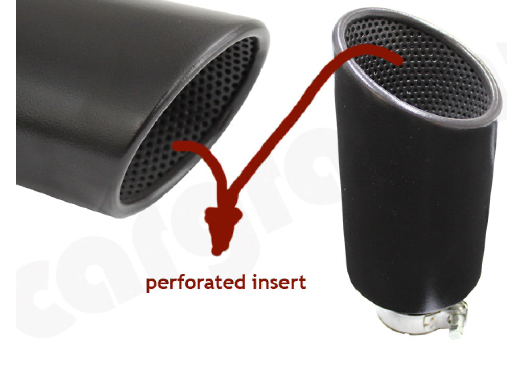 Cargraphic Tailpipe Set Double End Enamelled