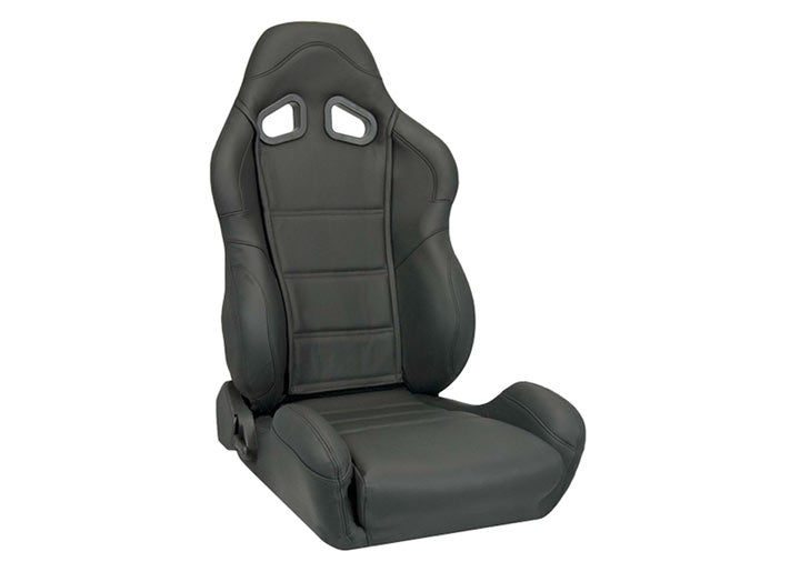 Corbeau CR1 Seat, Black Leather