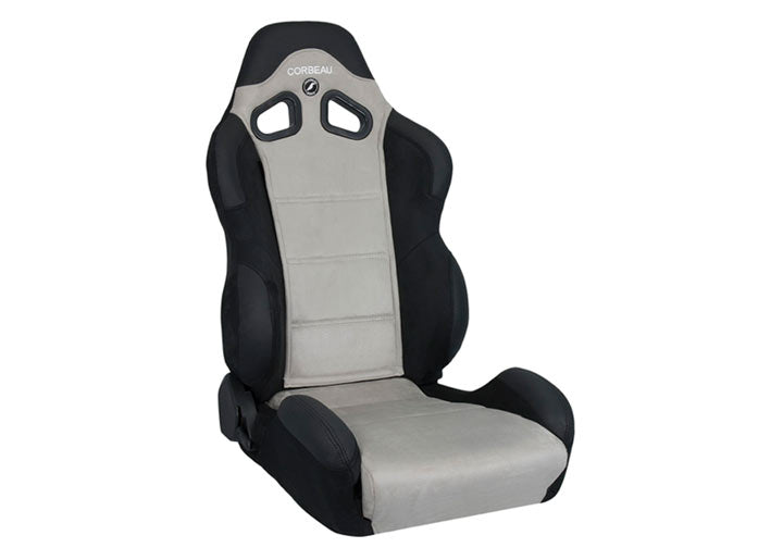 Corbeau CR1 Seat, Black/Gray Microsuede