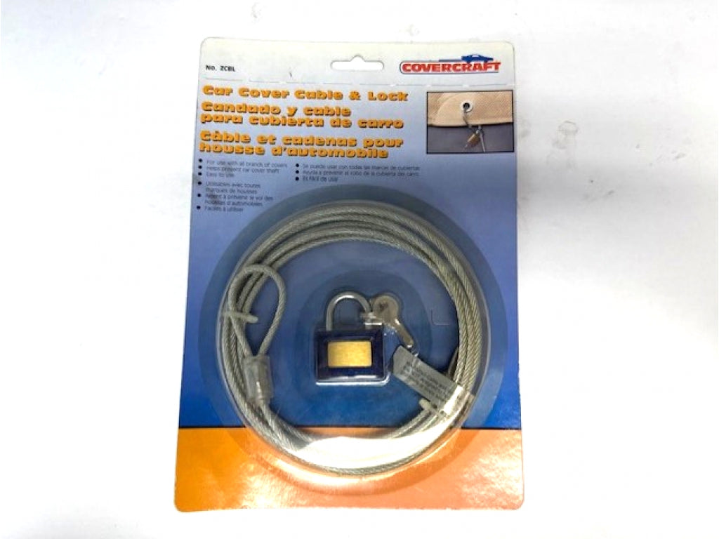 car cover storage bag and lock kit