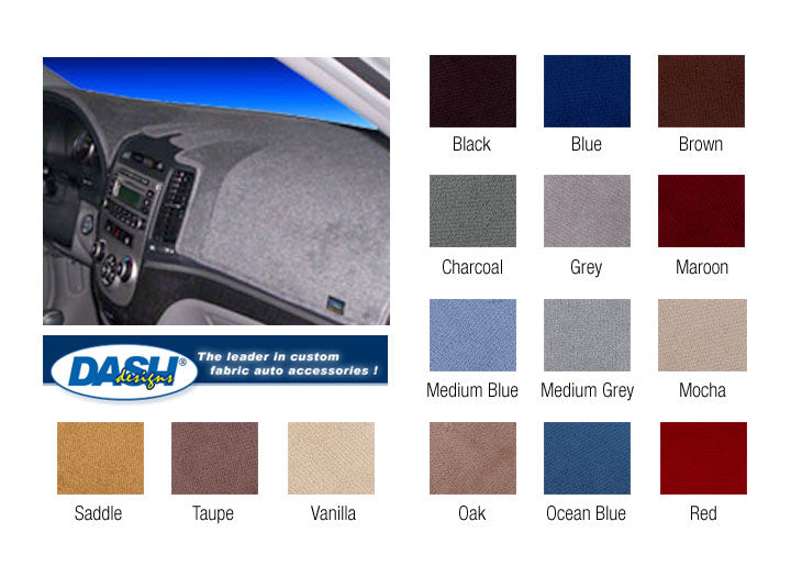 Dash Designs Plush Velour Dashboard Cover